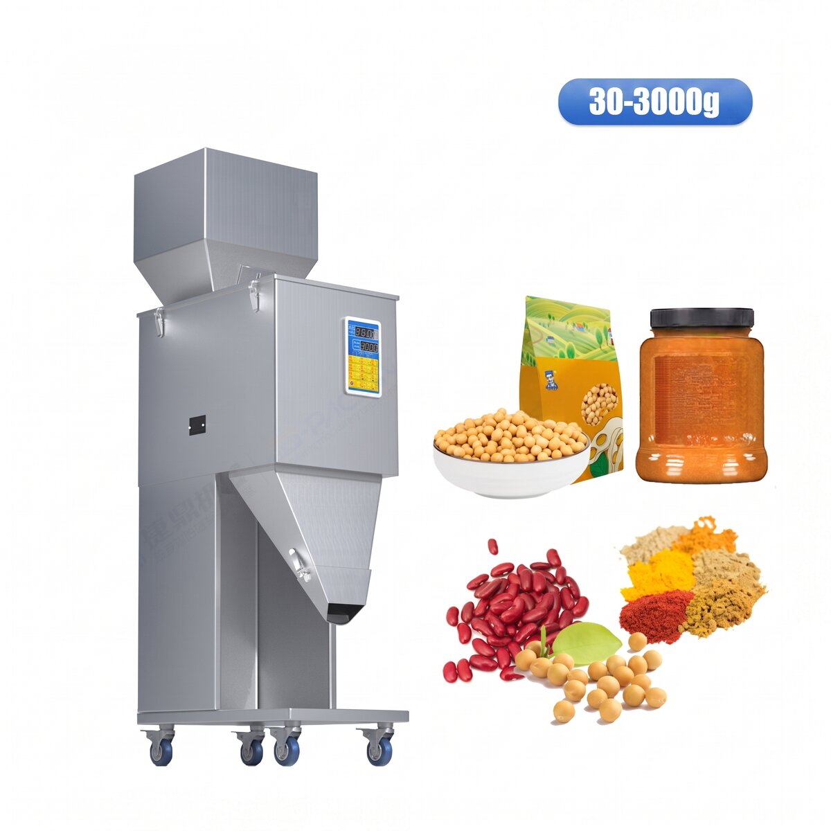 3 Kg (3000g) Kapasiteli Tartılı Dolum Makinesi