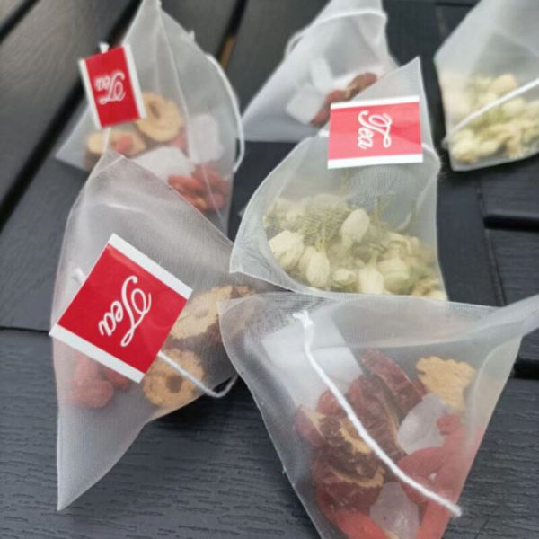 SJB06 6 Kefeli, Elektronik Tartılı, Naylon Piramit Poşet Paketleme Makinesi - görsel 3