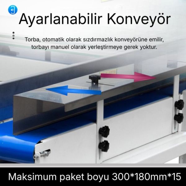 TPS-180LZD Dikey Sürekli Kapama Makinesi - görsel 3