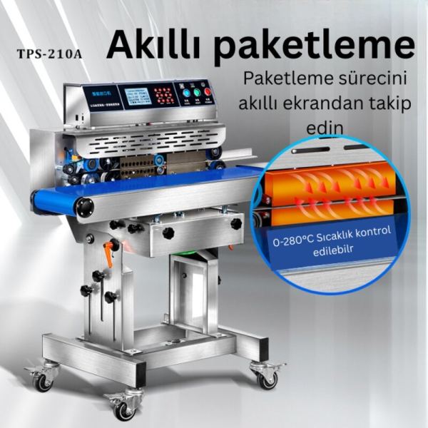 TPS-210A Mürekkep Püskürtmeli Baskı Özellikli Paketleme Makinesi - görsel 4