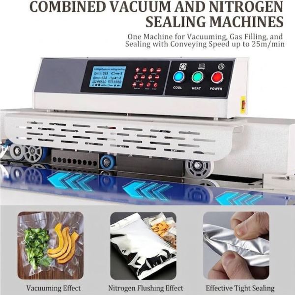 TPS-280Q Azot Gazı Yıkama Vakumlu Isı Paketleme Makinesi - görsel 3