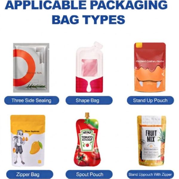 100g Hazır Poşet Tohum ve Granül Paketleme Makinesi - görsel 5