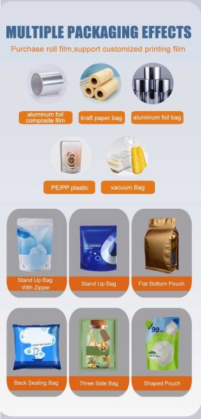 500ml Hazır Poşet Jel Çamaşır Deterjanı Dolum ve Paketleme Makinesi - görsel 6