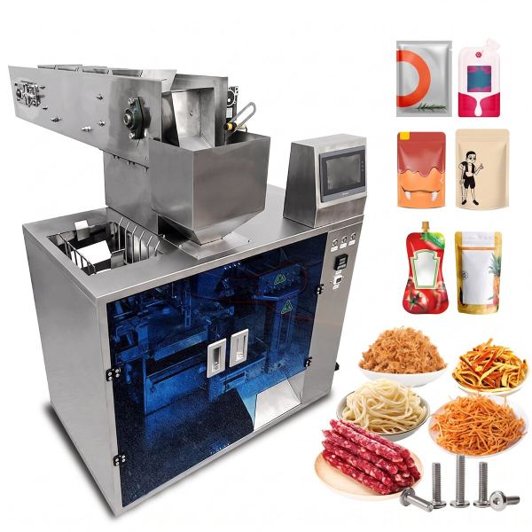 Model 120 Devirmeli Kefeli Hazır Poşet Paketleme Makinesi