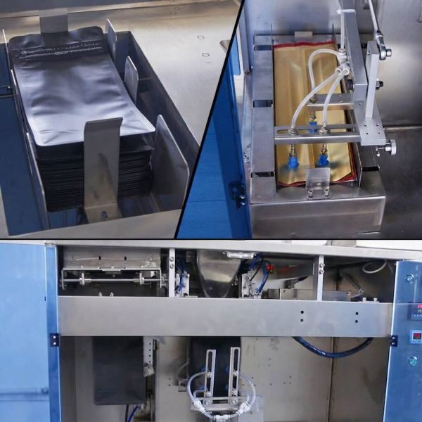 Otomatik Düz Tabanlı (Flat Bottom) Hazır Poşet Çekirdek Kahve Paketleme Makinesi - görsel 3