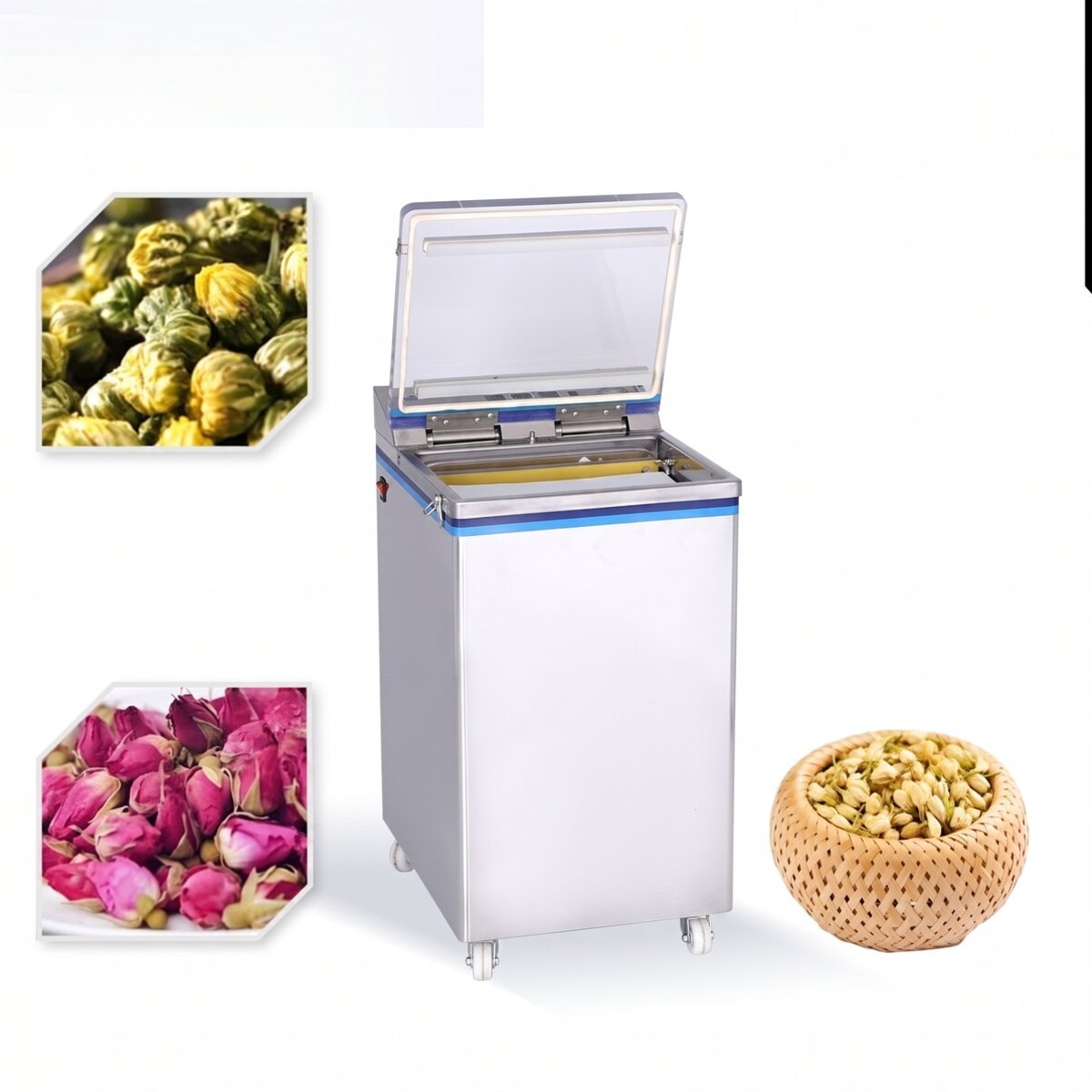 6 Kg Kapasiteli Çift Pompalı Vakum Makinesi